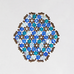  - Brooch Oval Marissa -  - Laiton bronze